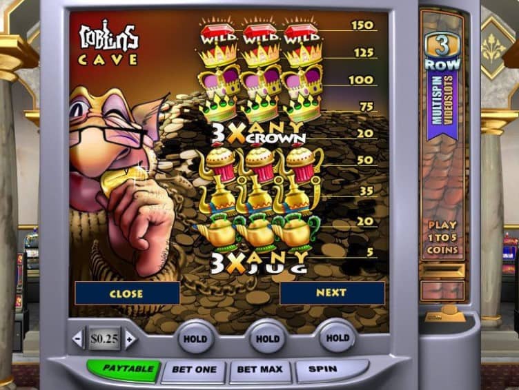 the best Payout slots- Goblin's Cave