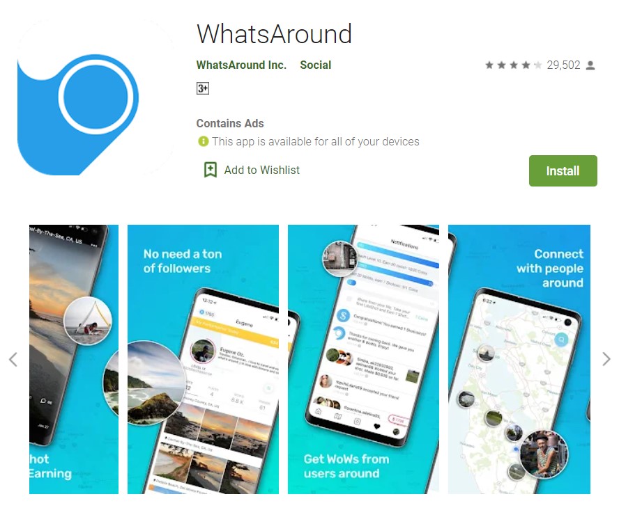 WhatsAround - Aplikasi Penghasil Uang Tercepat